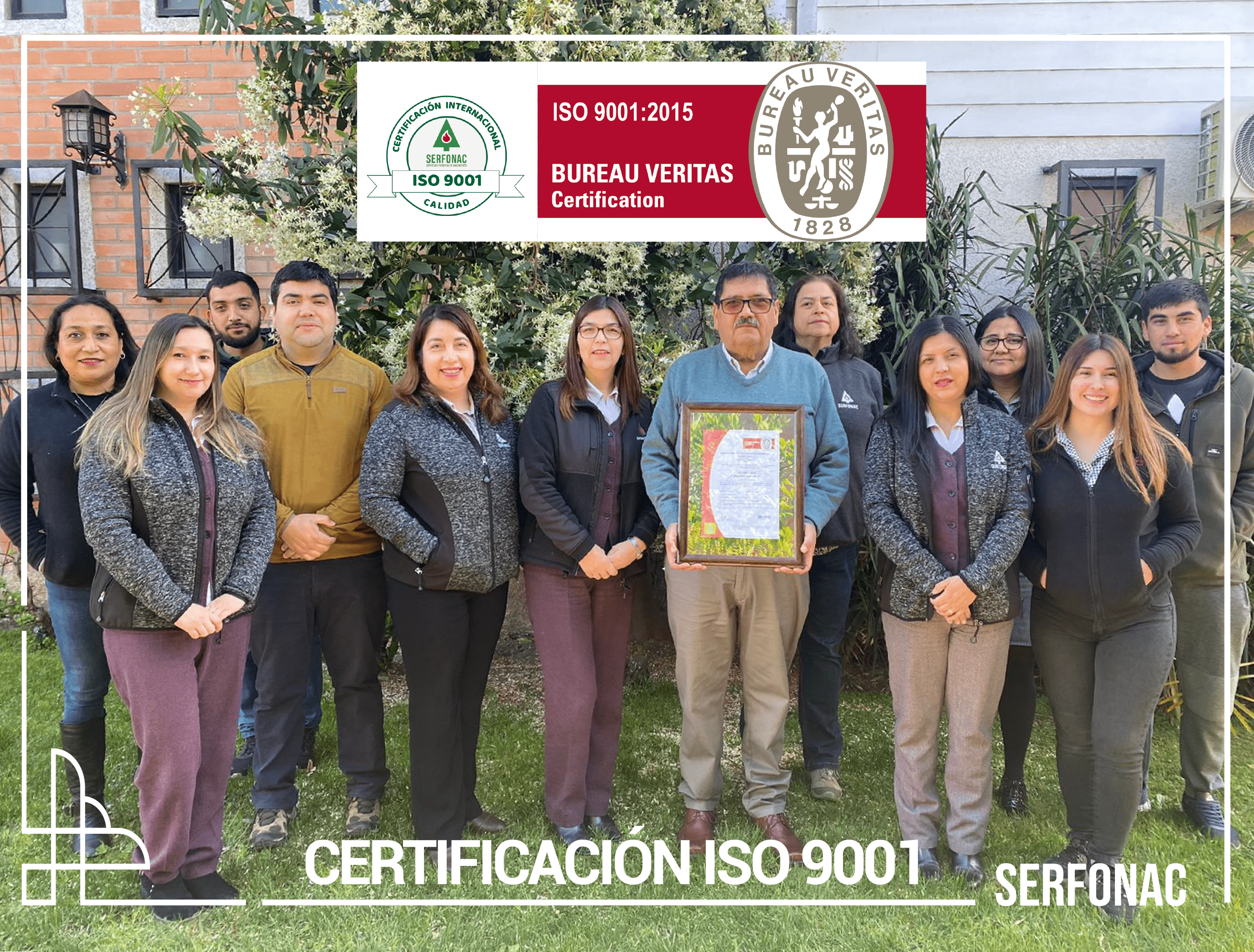 Noticia Pagina web: SERFONAC Obtiene certificación de calidad ISO 9001:2015